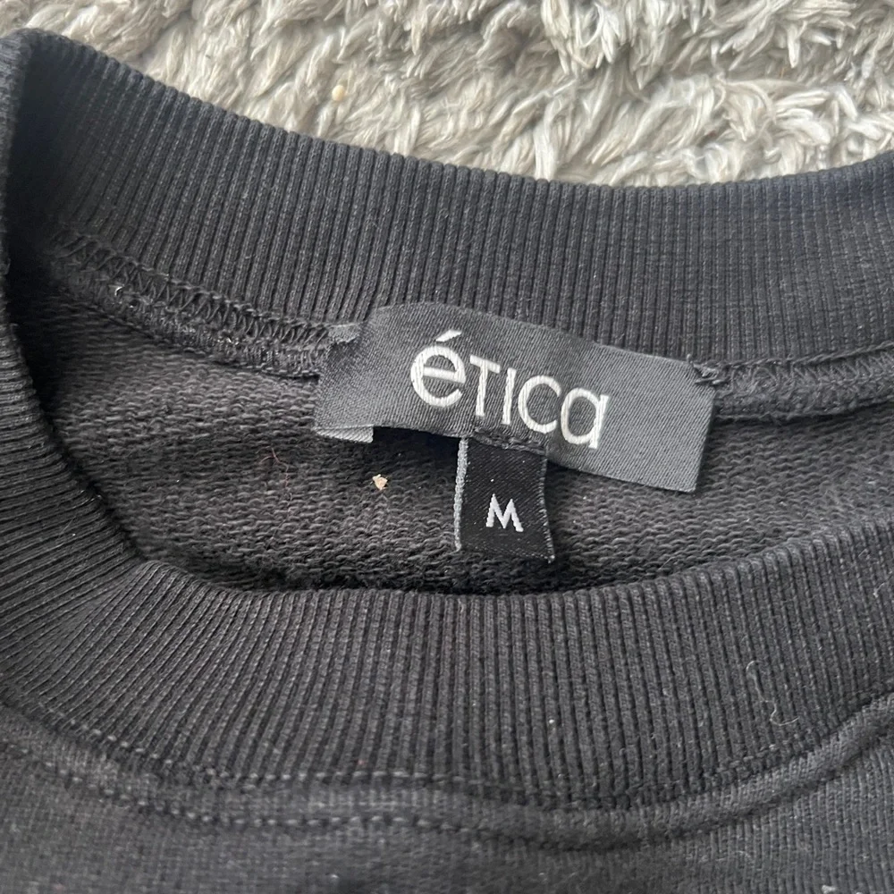 Etica Elegant Black Puff Sleeve Dress - Picture 9 of 10